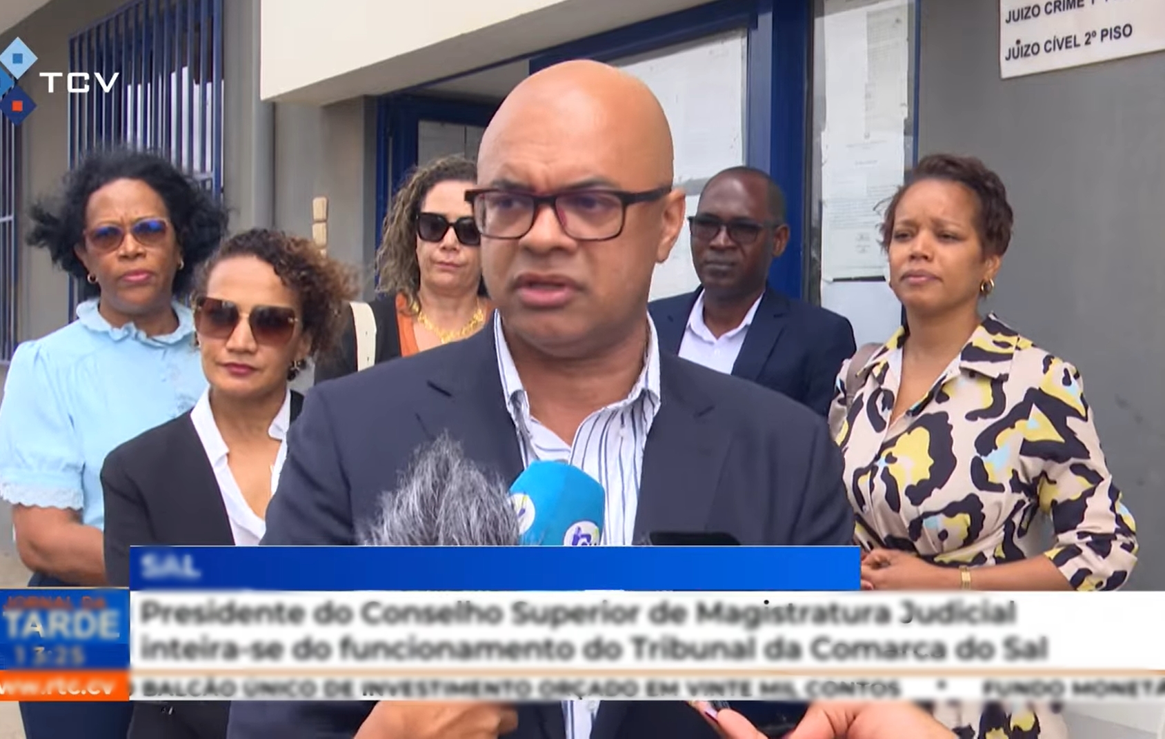 Conselho Superior da Magistratura Judicial realiza visita à comarca de São Nicolau