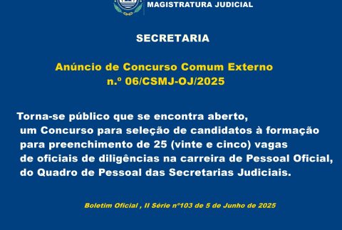concurso oficial de diligencia